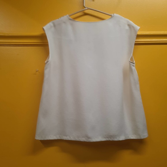 Vtg 90's Ann French custom Ivory 3 piece lined skirt, top and suit blazer - Picture 5 of 8